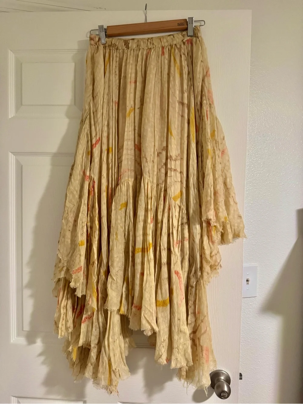 Free People FP One Clover Printed Skirt Cream Multi XS